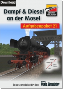 German Railroads - Aufgabenpaket 21 - Dampf & Diesel an der Mosel